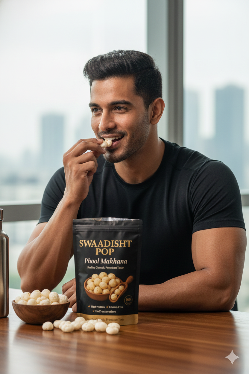 Double Crunch Combo swadisht pop phool makhana 200g