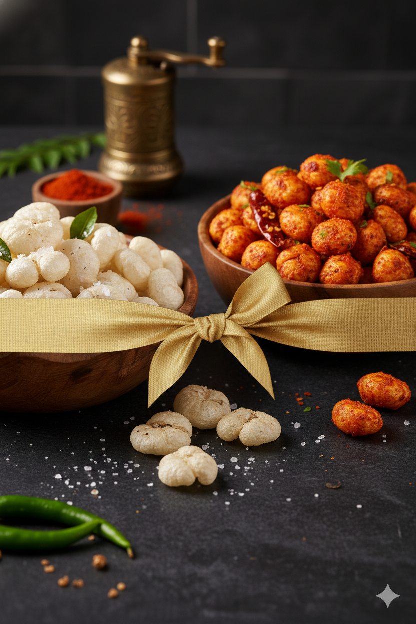 Double Crunch Combo swadisht pop phool makhana 200g